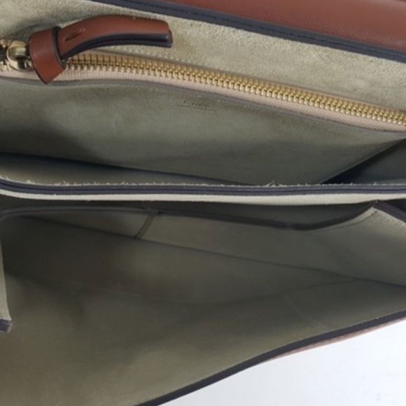 Chloe Tobacco Brown Leather Suede Shoulder Bag Handbag - Picture 6 of 10